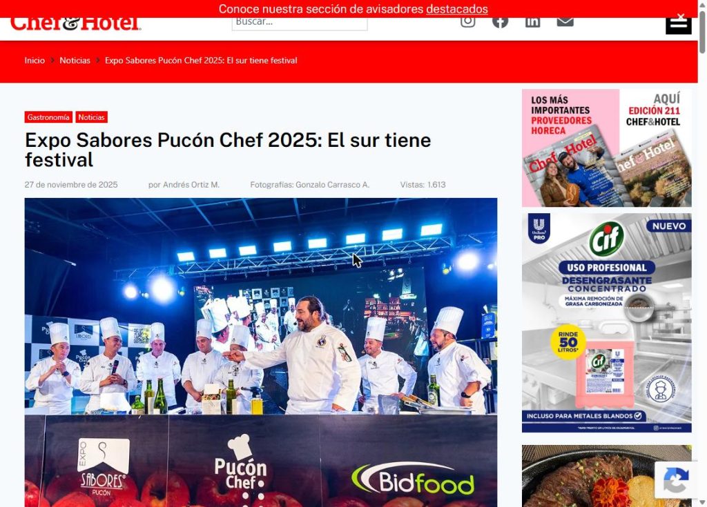 Expo Sabores Pucón – Cocina en Vivo