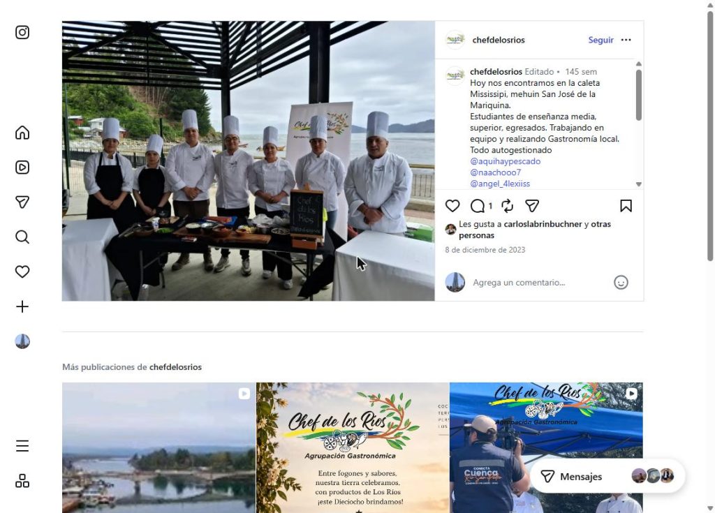 Intervención Gastronómica autogestionada – Mississippi, Mehuin, 2023