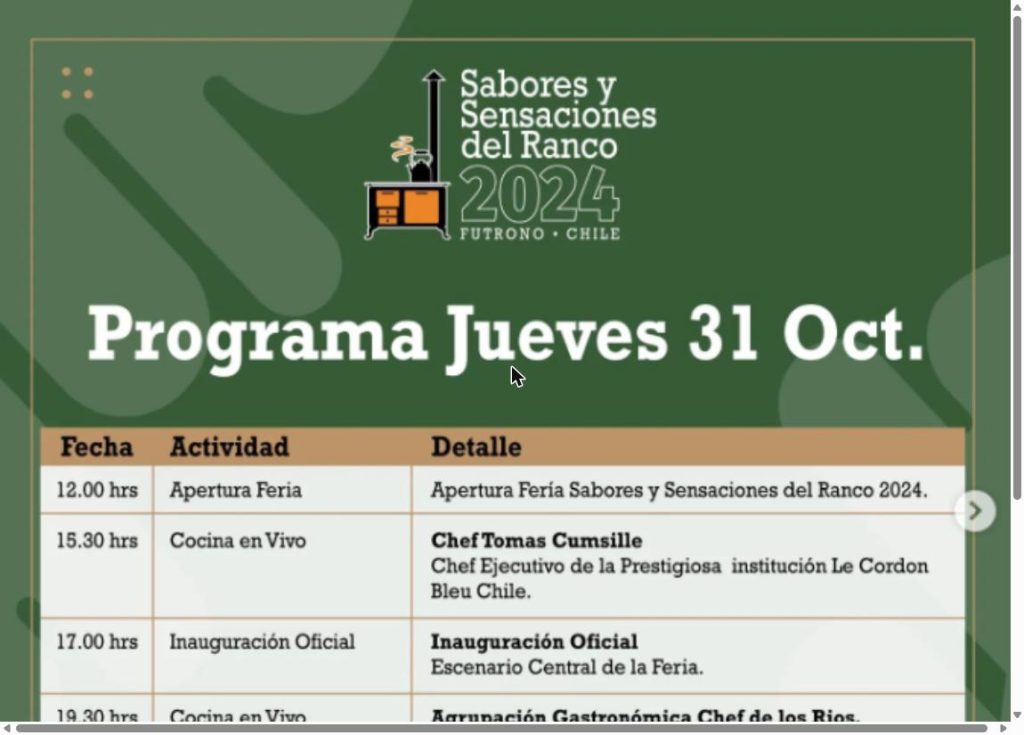Sabores y Sensaciones del Ranco 2024